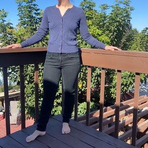 Banana republic blue cardigan